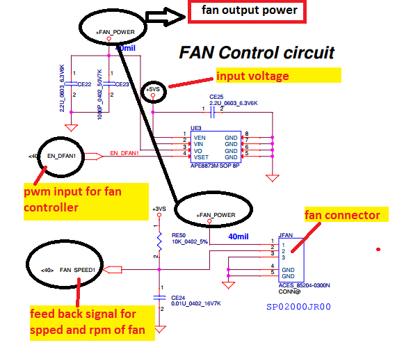 Laptop Fan Controller circuit