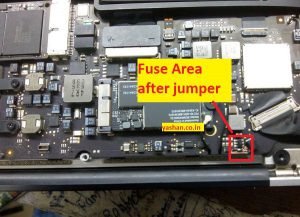 macbook air backlight fuse location